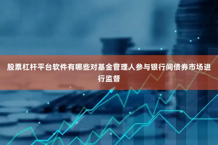 股票杠杆平台软件有哪些对基金管理人参与银行间债券市场进行监督