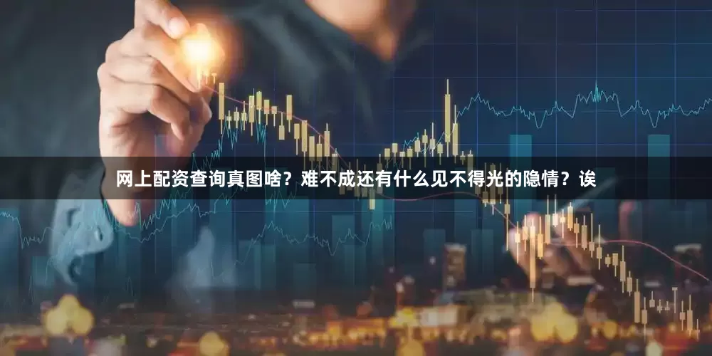 网上配资查询真图啥？难不成还有什么见不得光的隐情？诶